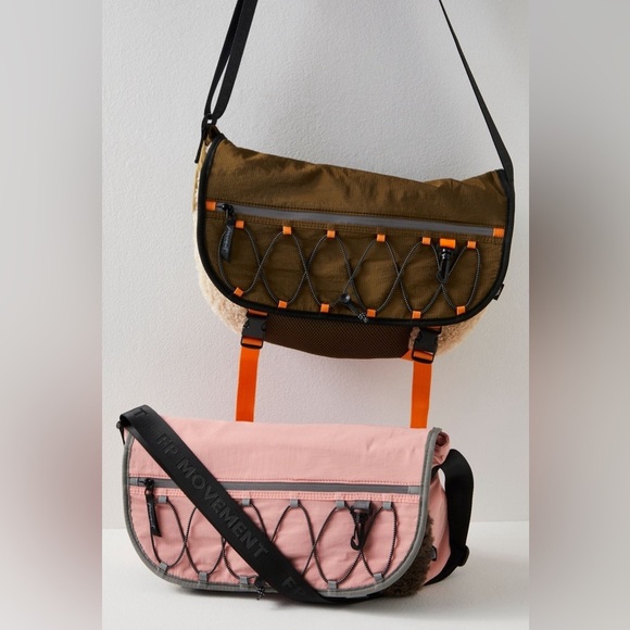 Free People Handbags - Free People NWT Playoff Sherpa Messenger Bag in pink